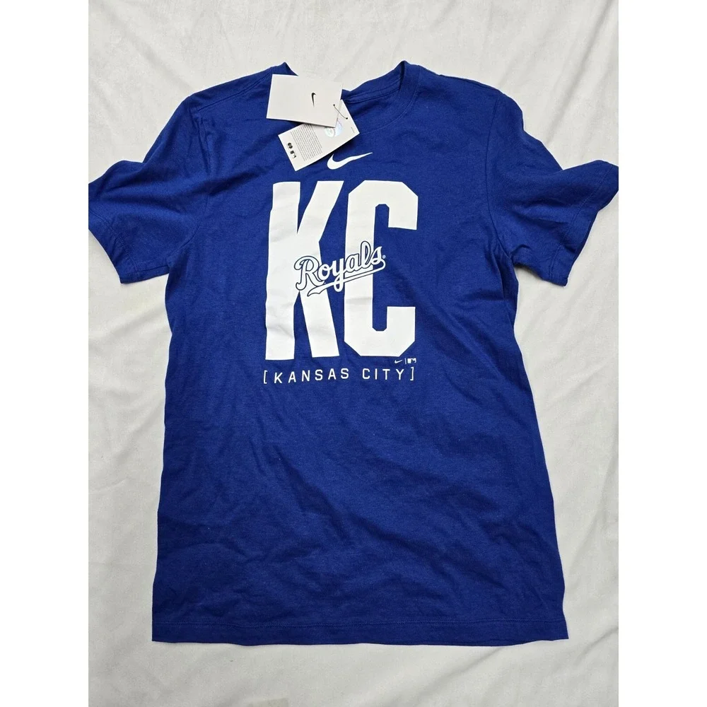 Nike Kansas City Royals Scoreboard T-Shirt Men's S Blue New